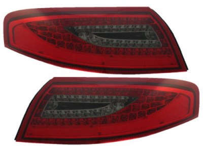 FEUX AR LED POUR PORSCHE 996 LOOK 997 MKII RED & SMOKE 