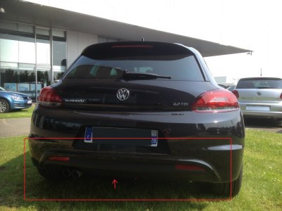 Diffuseur AR scirocco R-Line 