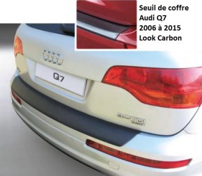 Seuil de coffre Audi Q7 2006 à 2015 Look Carbone