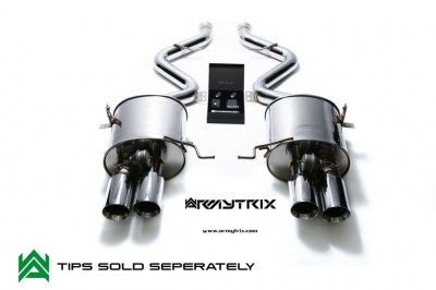 Silencieux arrière a valve ARMYTRIX 2X89mm pour BMW E92 M3